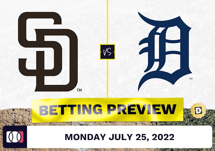 Padres vs. Tigers Prediction and Odds - Jul 25, 2022