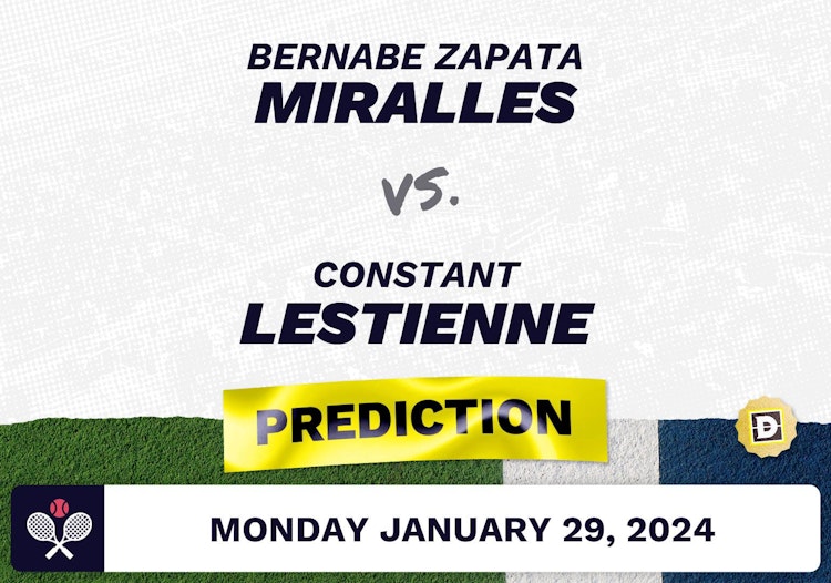 Bernabe Zapata Miralles vs. Constant Lestienne Prediction, Odds, Picks for ATP Montpellier 2024