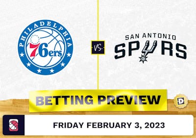 76ers vs. Spurs Prediction and Odds - Feb 3, 2023