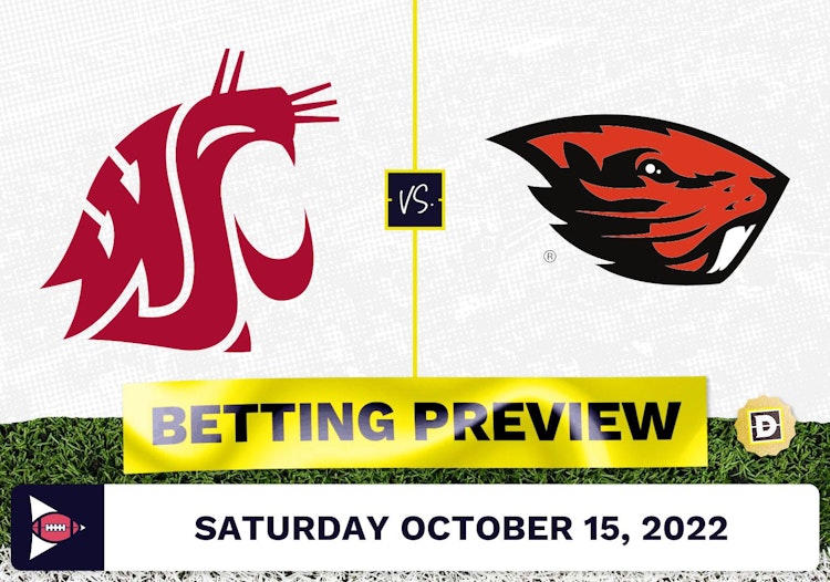 Washington State vs. Oregon State CFB Prediction and Odds - Oct 15, 2022