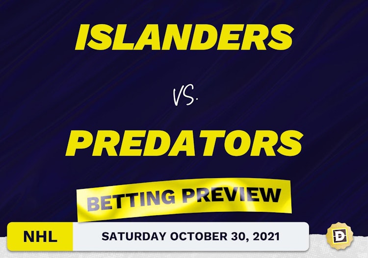 Islanders vs. Predators Predictions and Odds - Oct 30, 2021