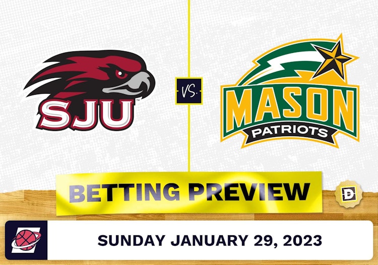 Saint Joseph's (PA) vs. George Mason CBB Prediction and Odds - Jan 29, 2023