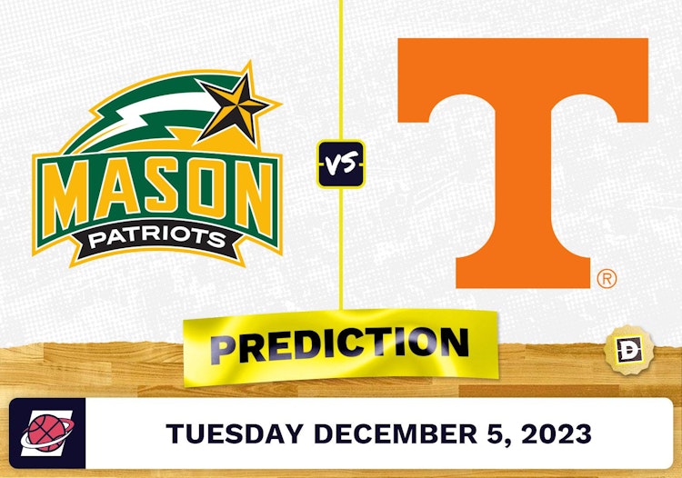 George Mason vs. Tennessee Basketball Prediction - December 5, 2023