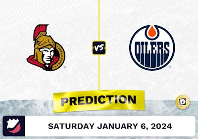 Ottawa Senators vs. Edmonton Oilers Prediction, Odds, NHL Picks  [1/6/2024]