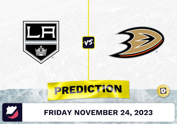 Kings vs. Ducks Prediction and Odds - November 24, 2023