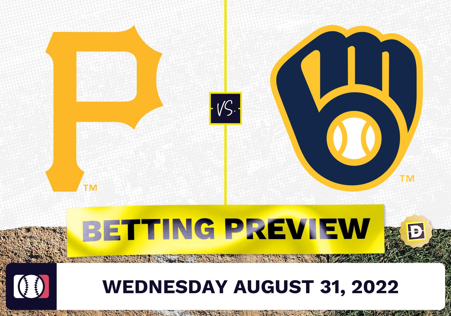 Pirates vs. Brewers Prediction and Odds - Aug 31, 2022