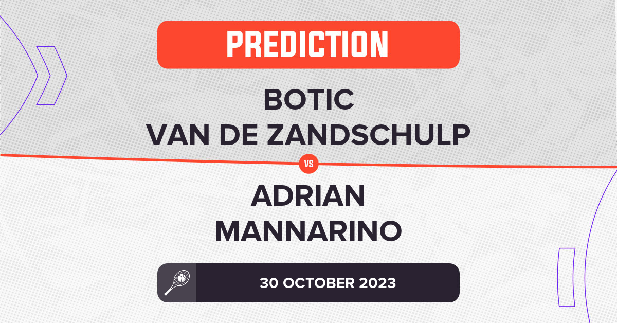 Botic Van De Zandschulp Vs Adrian Mannarino Prediction - ATP Paris 2023