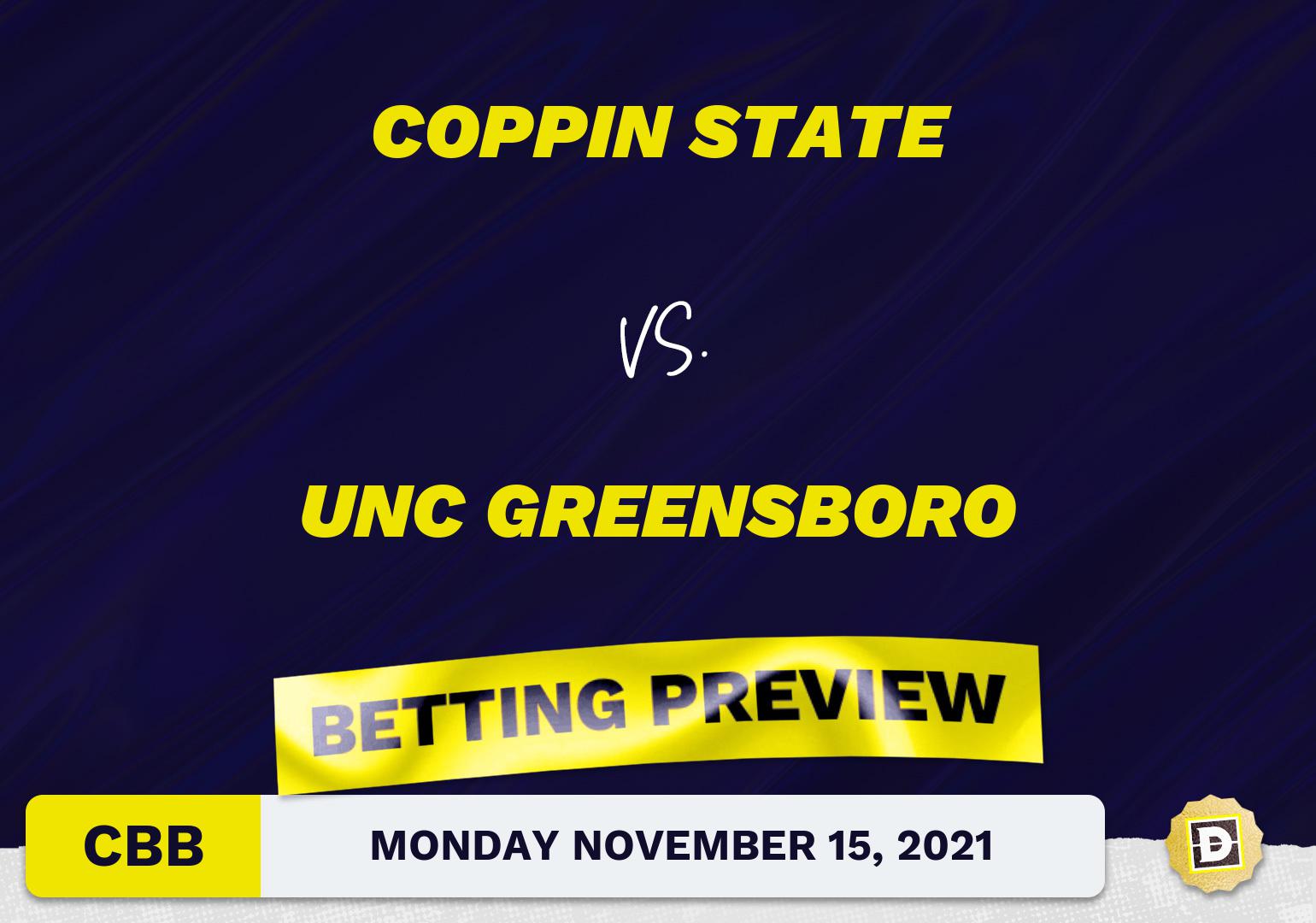 Coppin State vs. UNC Greensboro CBB Predictions and Odds - Nov 15, 2021