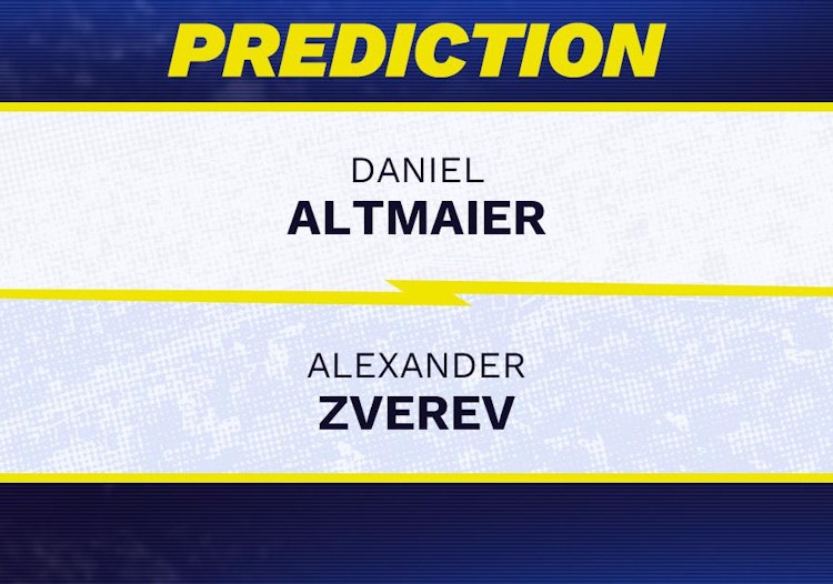 Daniel Altmaier vs Alexander Zverev Tennis Prediction.