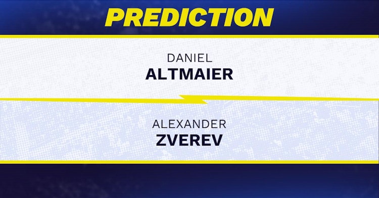 Daniel Altmaier vs Alexander Zverev Tennis Prediction.