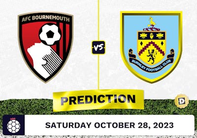 Bournemouth vs. Burnley Prediction and Odds - October 28, 2023