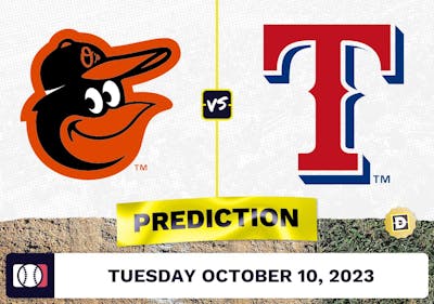 Orioles vs. Rangers Game 3 Prediction for MLB Tuesday [10/10/2023]