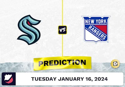 Seattle Kraken vs. NY Rangers Prediction, Odds, NHL Picks [1/16/2024]