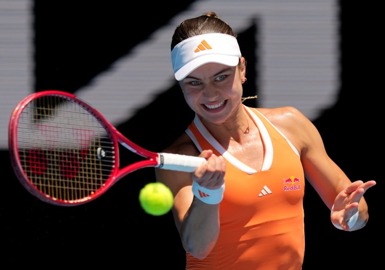 Australian Open 2026 tennis parlay on Day 10 featuring Iva Jovic.