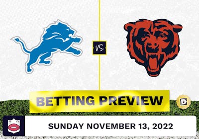 Lions vs. Bears Week 10 Prediction and Odds - Nov 13, 2022