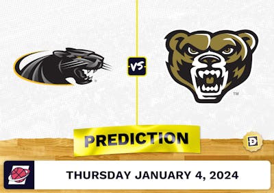 Milwaukee vs. Oakland Prediction, Odds, College Basketball Picks  [1/4/2024]