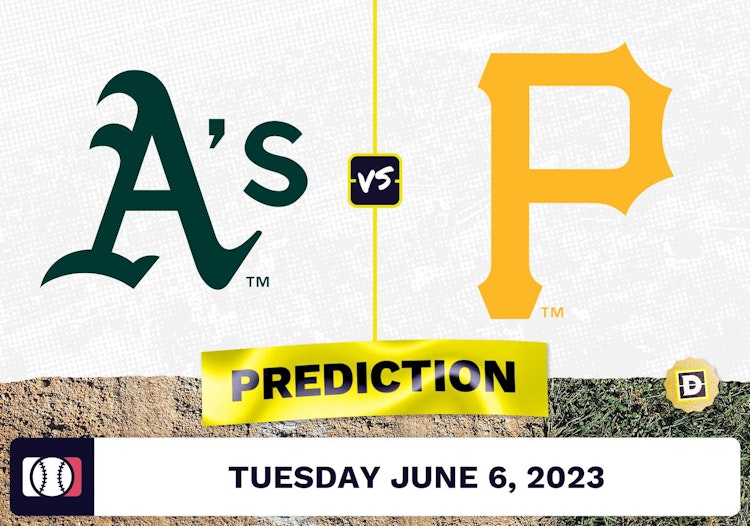 Athletics vs. Pirates Prediction for MLB Tuesday [6/6/2023]