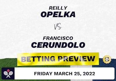 Reilly Opelka vs. Francisco Cerundolo Predictions - Mar 25, 2022