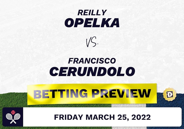 Reilly Opelka vs. Francisco Cerundolo Predictions - Mar 25, 2022