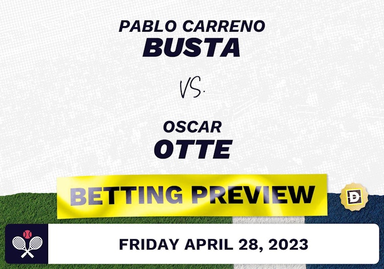 Pablo Carreno Busta vs. Oscar Otte Predictions - Apr 28, 2023