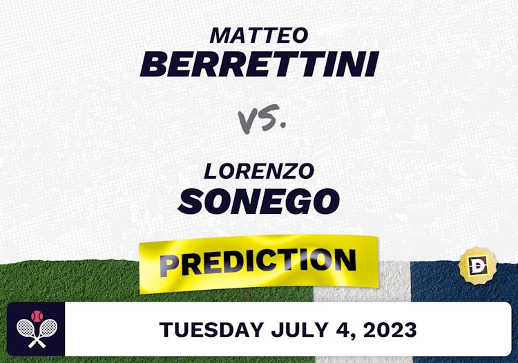 Matteo Berrettini vs. Lorenzo Sonego Prediction - Wimbledon 2023