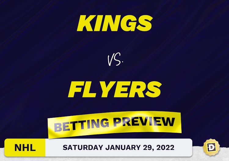 Kings vs. Flyers Predictions and Odds - Jan 29, 2022