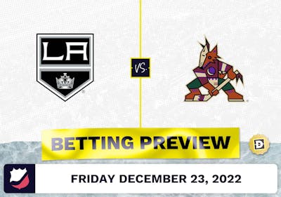 Kings vs. Coyotes Prediction and Odds - Dec 23, 2022