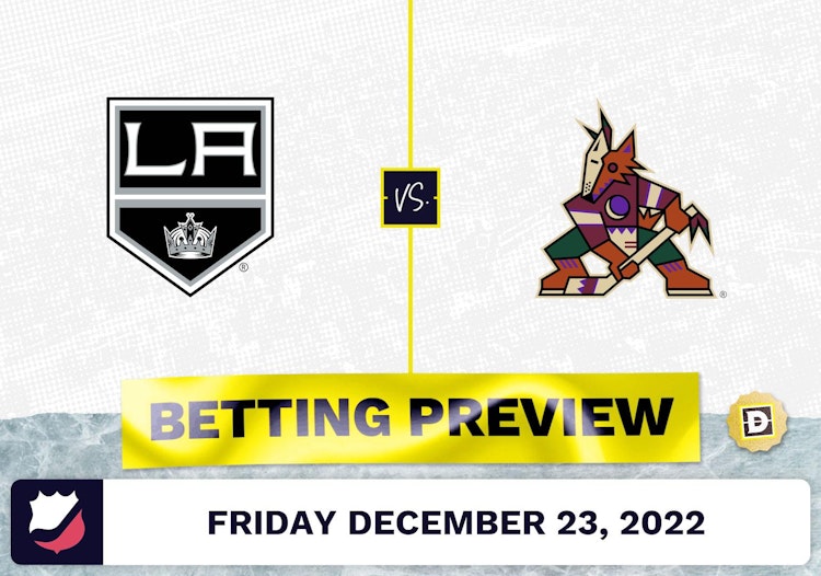 Kings vs. Coyotes Prediction and Odds - Dec 23, 2022