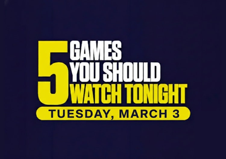 Today in sports, five games to watch.