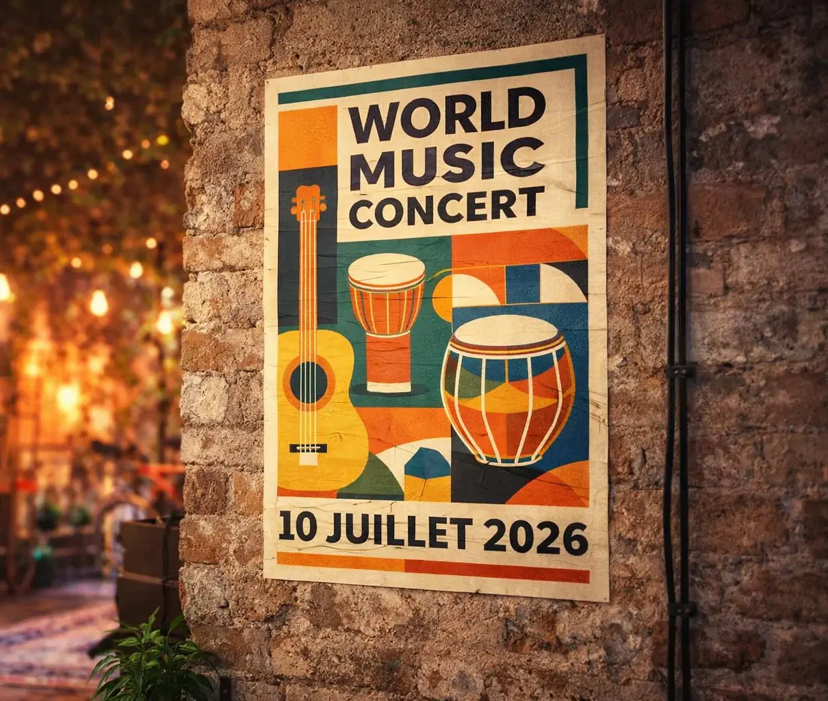 affiche dos bleu &agrave; coller pour votre communication en milieu urbain