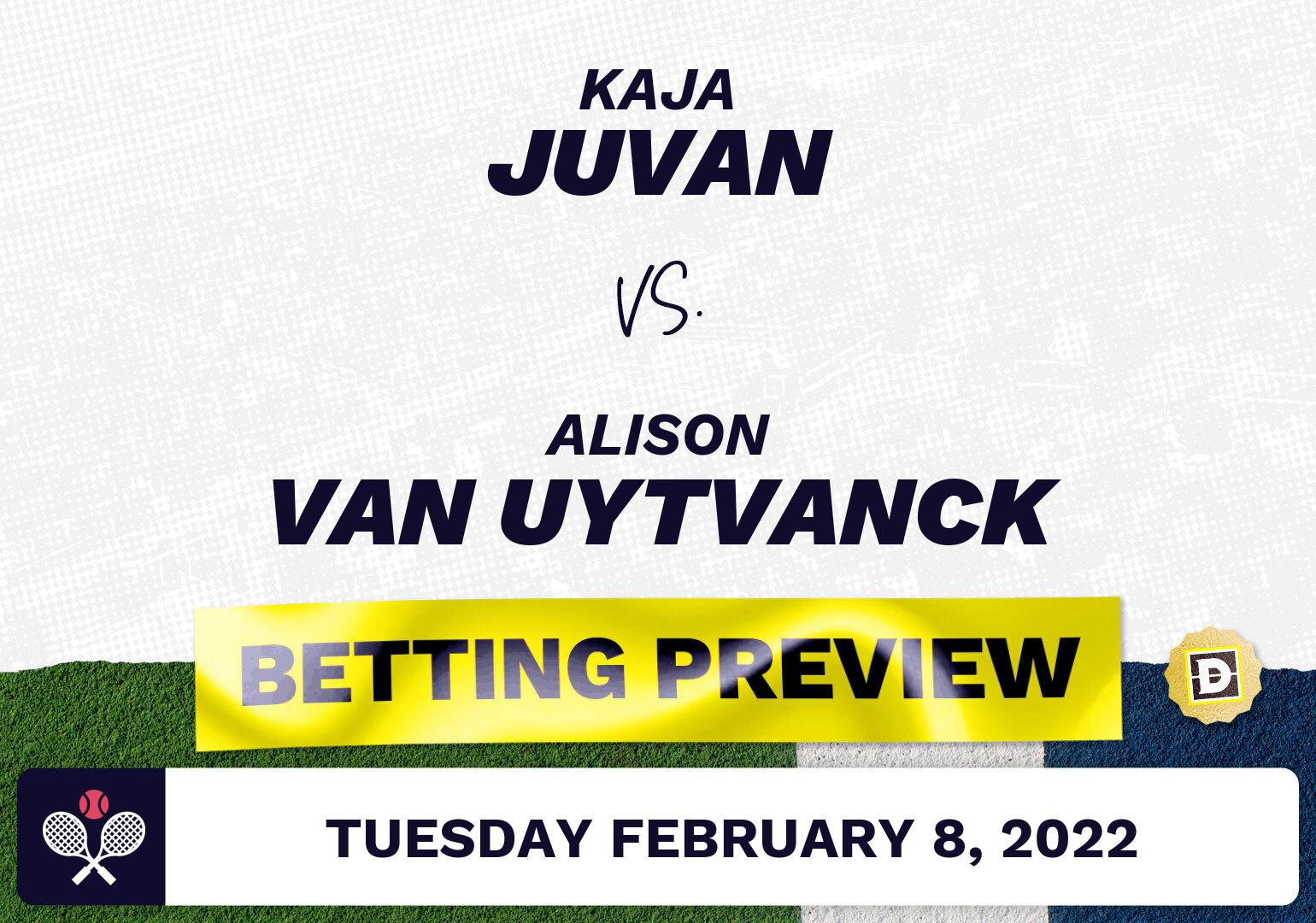 Kaja Juvan vs. Alison van Uytvanck Predictions - Feb 8, 2022