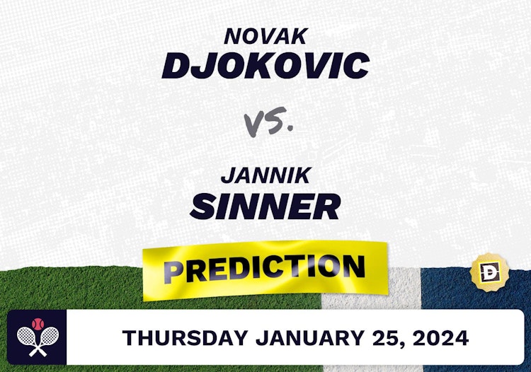 Novak Djokovic vs. Jannik Sinner Prediction, Odds, Picks for Australian Open 2024