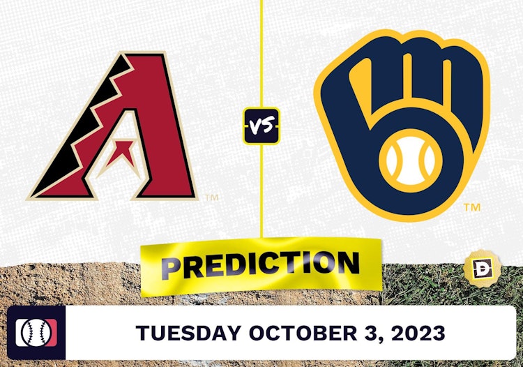 Diamondbacks vs. Brewers Prediction for MLB Tuesday [10/3/2023]