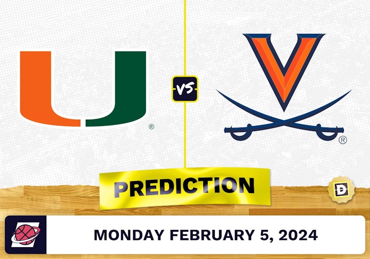 Miami (FL) vs. Virginia Prediction, Odds, College Basketball Picks [2/5/2024]