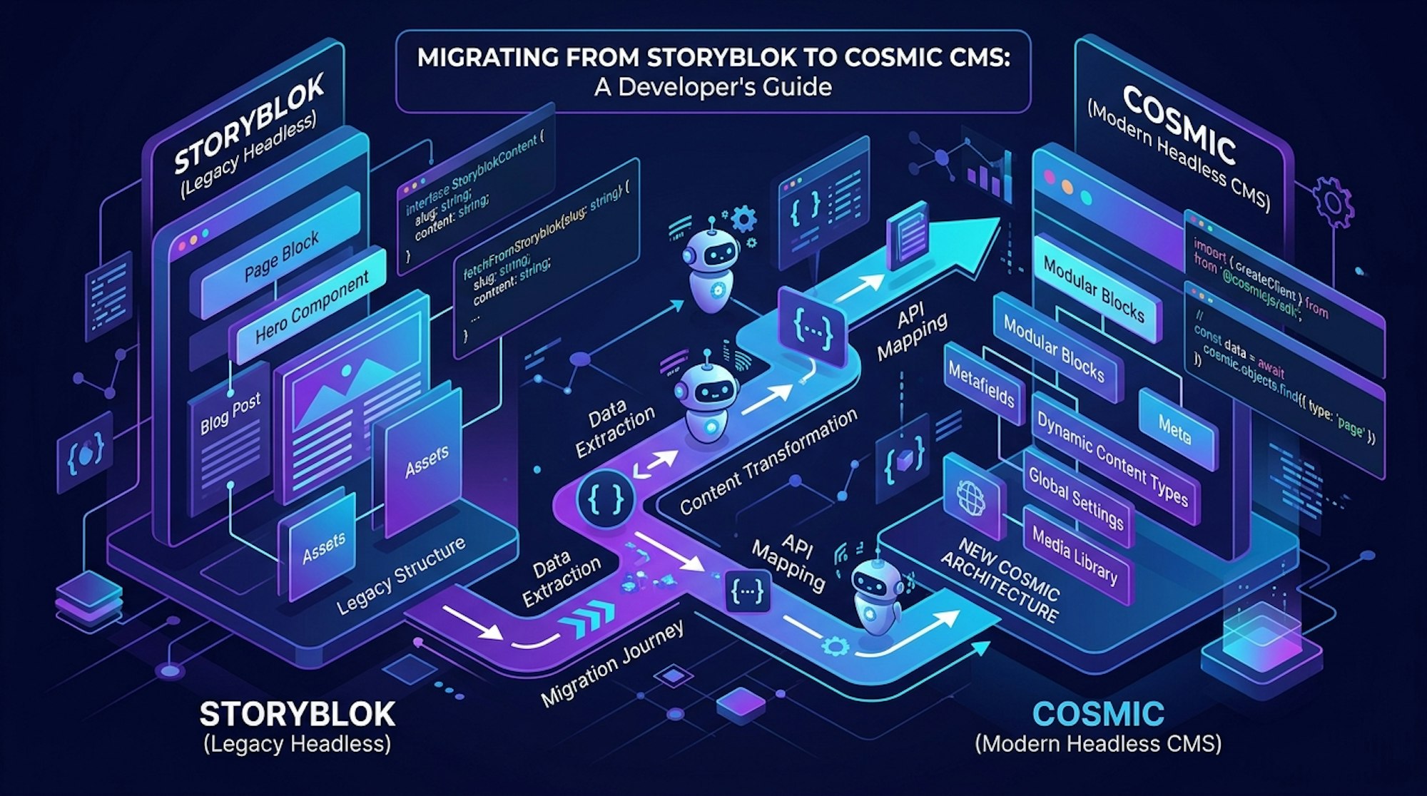 How to Migrate from Storyblok to Cosmic - cover image