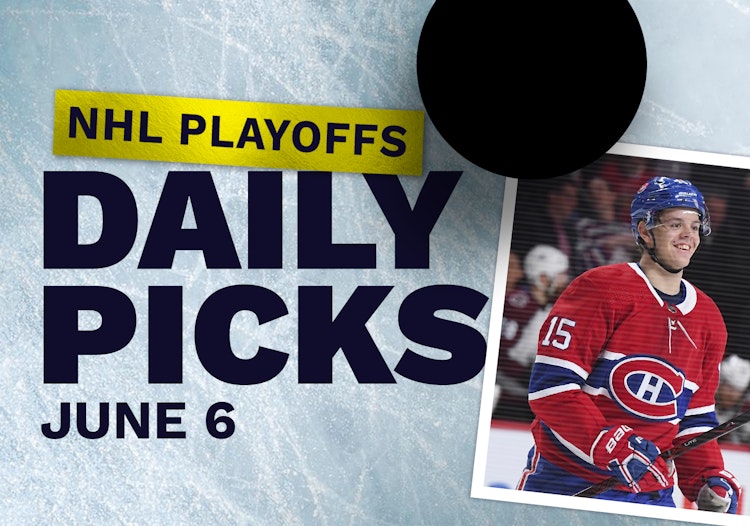 Best NHL Playoffs Betting Picks and Parlays: Sunday June 6, 2021