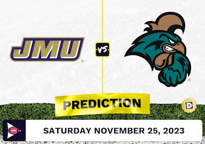 James Madison vs. Coastal Carolina CFB Prediction and Odds - November 25, 2023