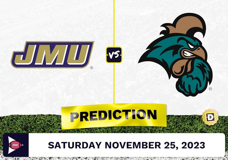 James Madison vs. Coastal Carolina CFB Prediction and Odds - November 25, 2023