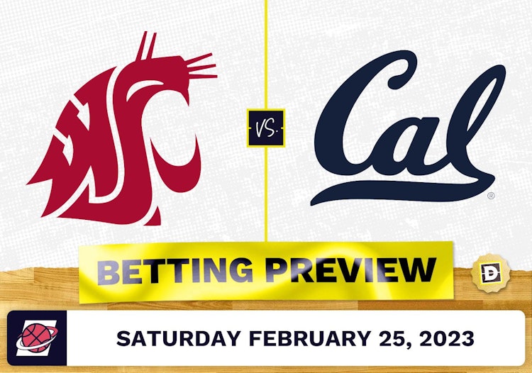 Washington State vs. California CBB Prediction and Odds - Feb 25, 2023