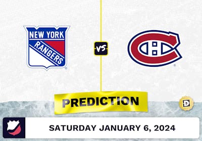 NY Rangers vs. Montreal Canadiens Prediction, Odds, NHL Picks  [1/6/2024]