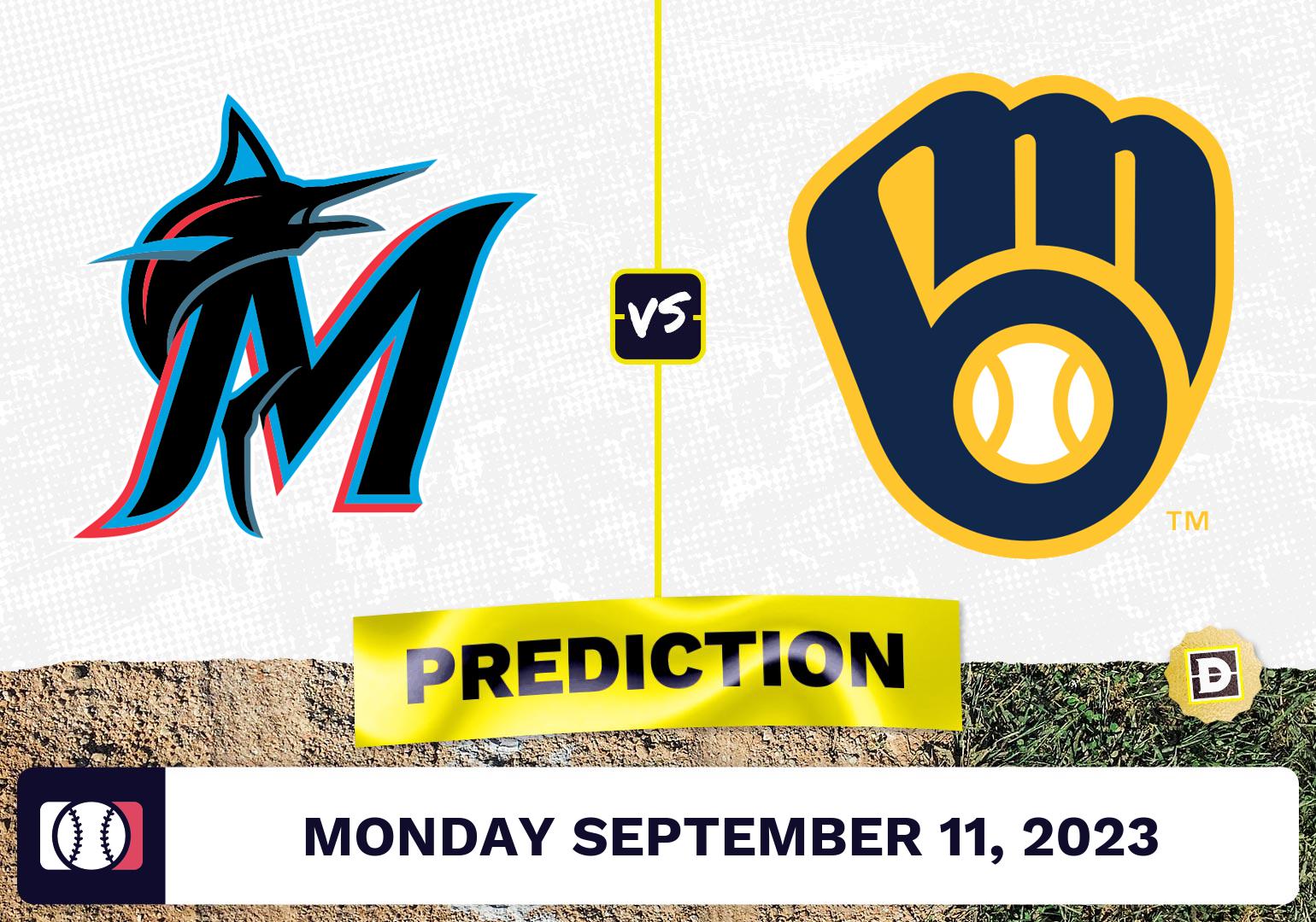 Marlins vs. Brewers Prediction for MLB Monday [9/11/2023]