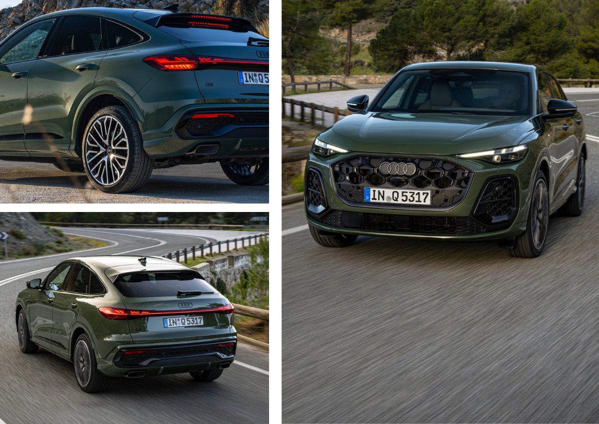 Das Exterieur des Audi Q5 Sportback