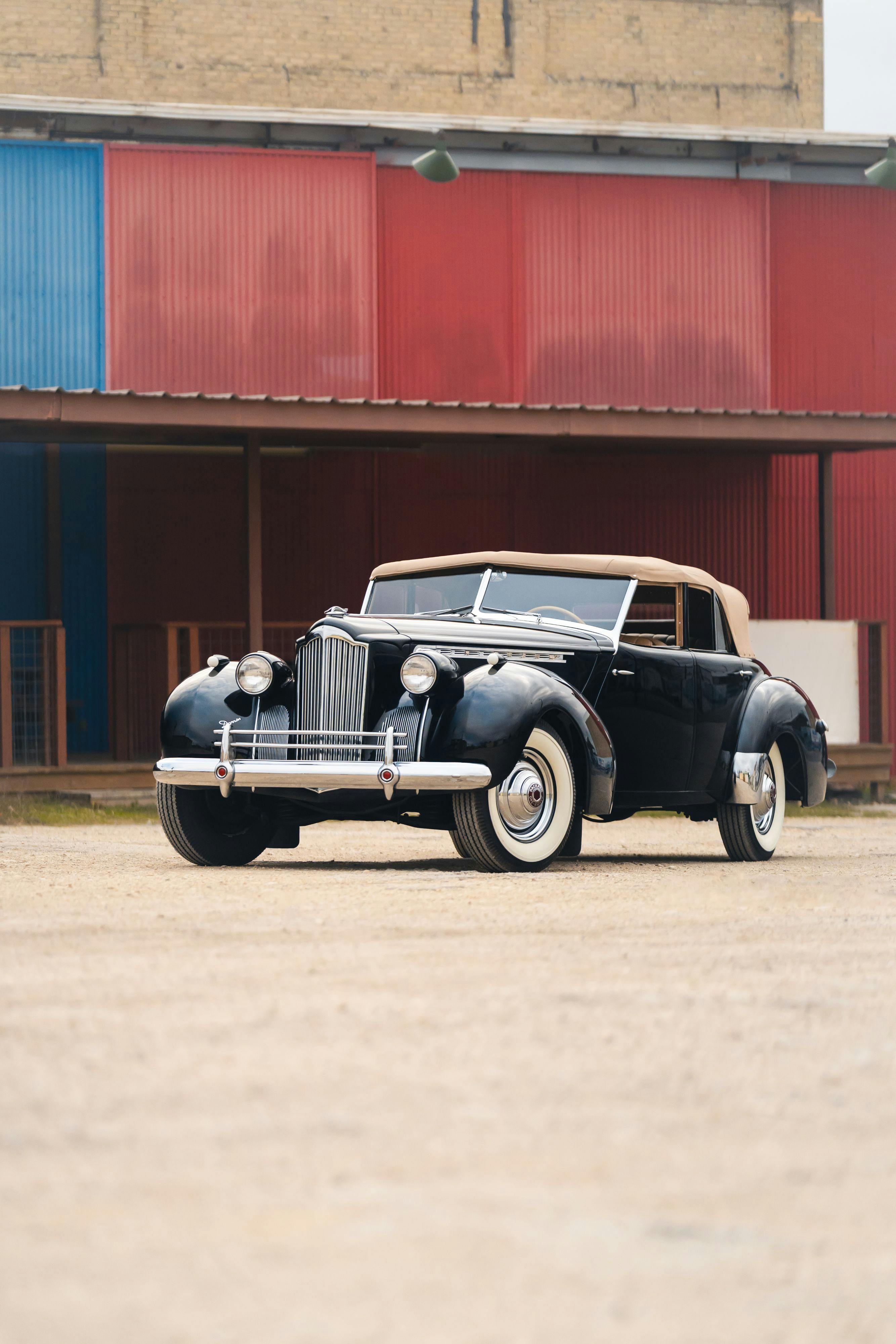1940 Packard Super Eight One-Eighty Convertible Sedan by Darrin in Georgetown, TX.
