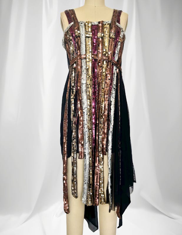 Sequin Tapestry flapper dress