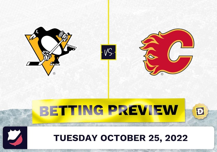 Penguins vs. Flames Prediction and Odds - Oct 25, 2022