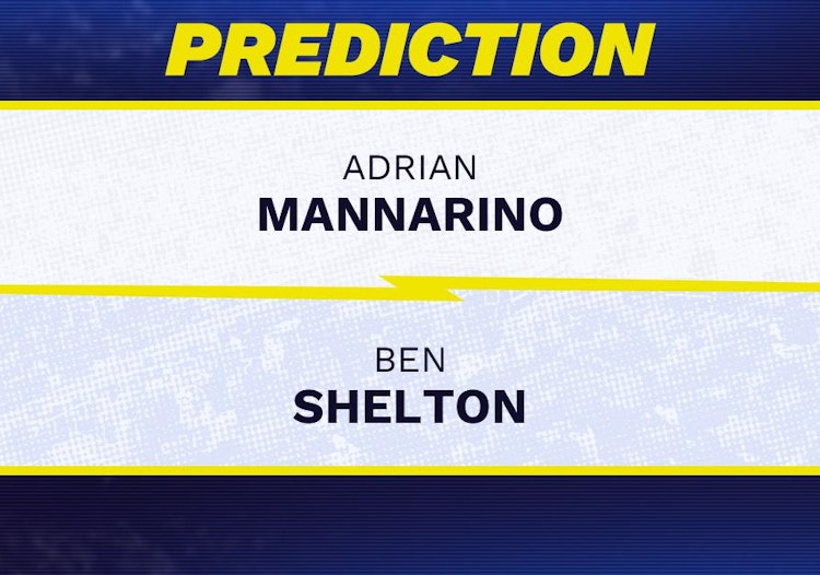 Adrian Mannarino vs Ben Shelton Tennis Prediction.