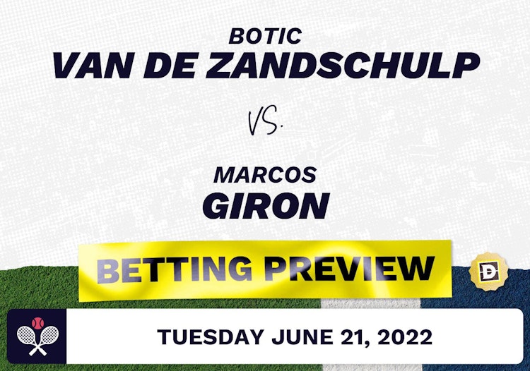 Botic Van de Zandschulp vs. Marcos Giron Predictions - Jun 21, 2022