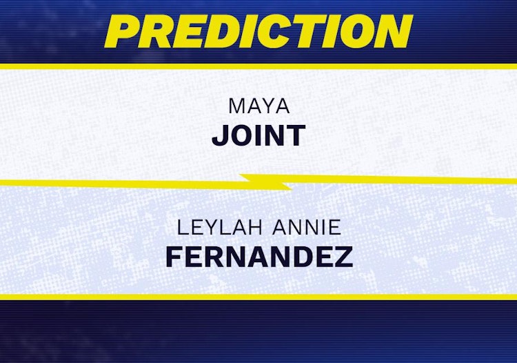 Maya Joint vs Leylah Fernandez Tennis Prediction.