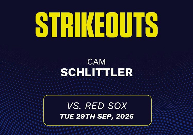 Cam Schlittler projected stats for Tuesday, September 29, 2026.