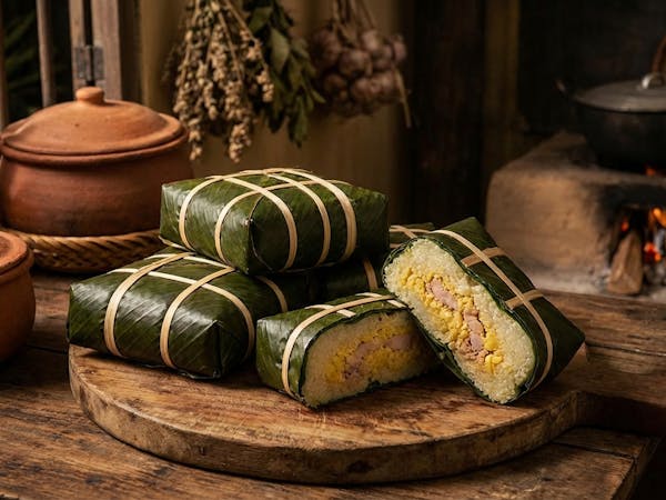 BĂĄnh Chưng: The Art of Vietnamese Sticky Rice Cakes and the Legend of Lang LiĂȘu